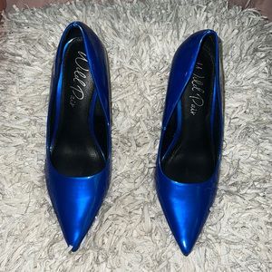 Blue heels